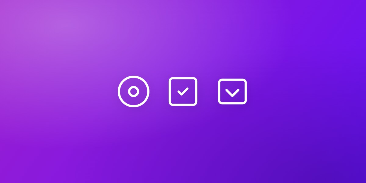 Use choice components