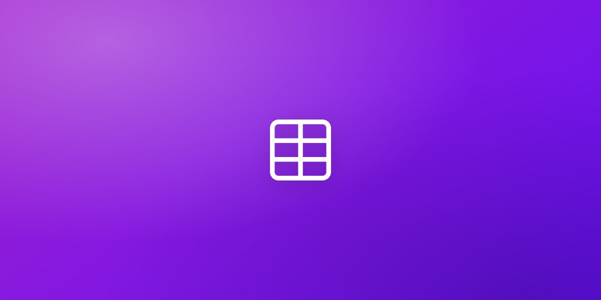 Use the Table component